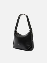 BOLSA TIRACOLO PRETA COURO MÉDIA DETALHE TIRA A 50018 1094 0001 AREZZO